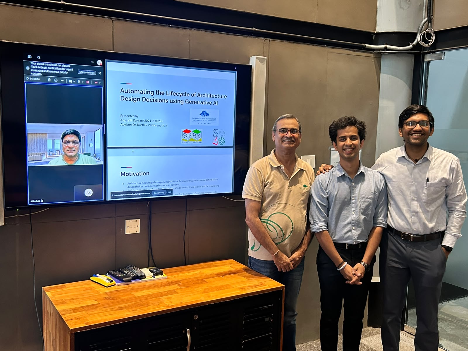 Adyansh Kakran Successfully Defends His MS Thesis - Image 1